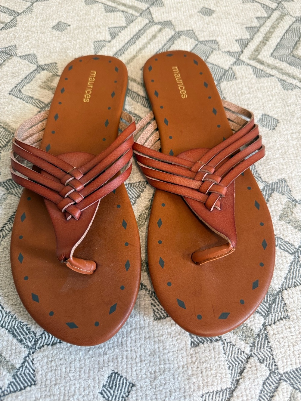 Maurices Women’s Braided Thong Sandals